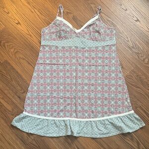 Floral Lace Trim Chemise